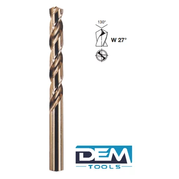 Hengeresszárú fémcsigafúró HSS-CO 13.00 mm kobalt 5% DIN338