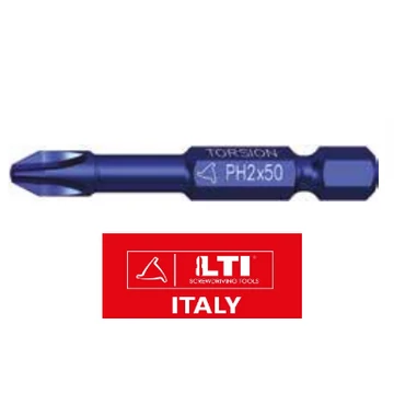 BIT TORSION PH-3x50 nagyszilárdságú behajtóhegy, ipari használatra, 1/4", 50  hossz.