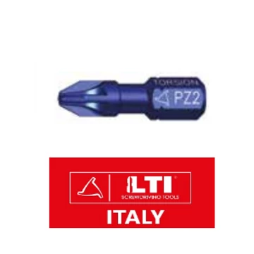 BIT TORSION PZ-2x25 nagyszilárdságú behajtóhegy, ipari használatra, 1/4", 25  hossz.