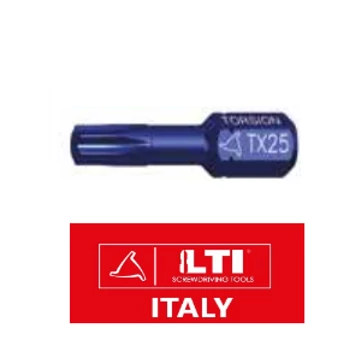 BIT TORSION TX-20x25 nagyszilárdságú behajtóhegy, ipari használatra, 1/4", 25  hossz.