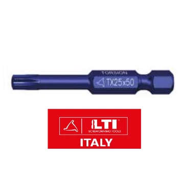 BIT TORSION TX-30x50 nagyszilárdságú behajtóhegy, ipari használatra, 1/4", 50  hossz.