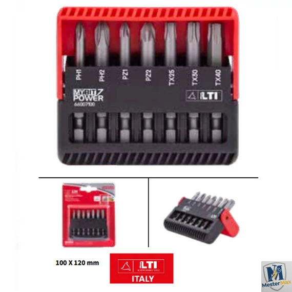 BIT Készlet 7 db-os (PH1-2-3,PZ1-2-3) 50