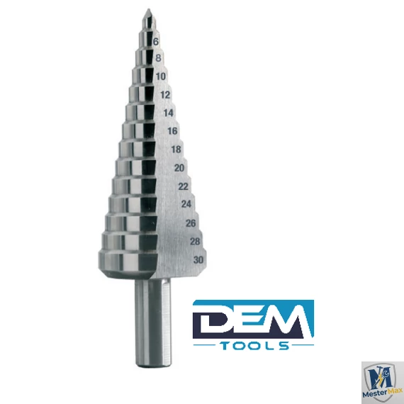 Lépcsős fúrószár HSS M2 4-20 mm (9 lépcsős)