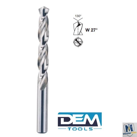 Hengeresszárú fémcsigafúró HSS M2 0.80 mm köszörült DIN338