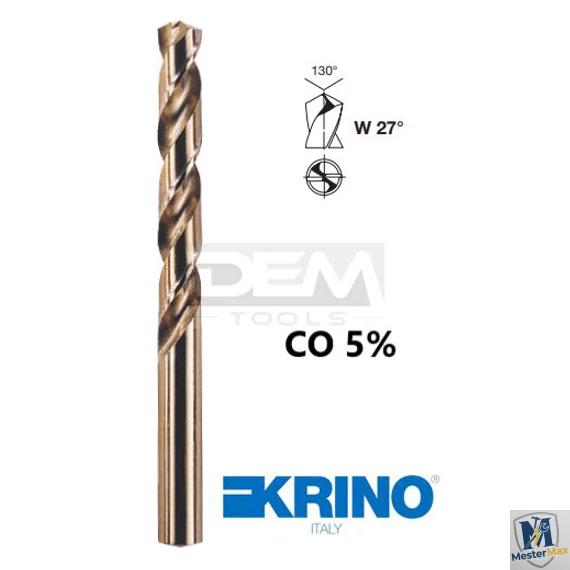 Hengeresszárú fémcsigafúró HSS-CO 2.0*85 mm cobalt 5%, hosszú DIN340