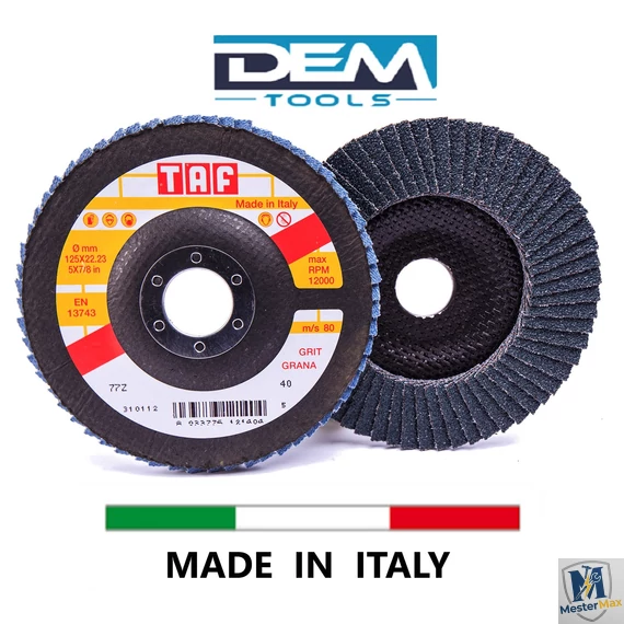 Lamellás csiszoló 115mm P40 TAF ITALY