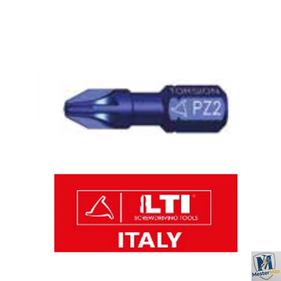 BIT TORSION PZ-2x25 nagyszilárdságú behajtóhegy, ipari használatra, 1/4", 25  hossz.